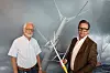 – Samarbeidsavtalen med Taiwan er en viktig milepæl og et gjennombrudd for World Wide Wind, sier administrerende direktør Stian Valentin Knutsen (t.h.). Her sammen med sjefingeniør Rune Strømquist. Foto: World Wide Wind
