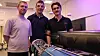 Chief propulsion engineer William Dugan, chief technical officer Even Drugli og chairman Simen Flåtter Flo i Propulse skal sende opp Bifrost i Portugal i oktober. Foto: Lars Bugge Aarset