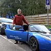 Hansjürgen Gemmingen har kjørt flere ganger til Nordkapp med Teslaene sine. Her er han fotografert i Oslo i 2017. Foto: Norsk elbilforening