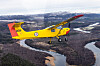Luftforsvaret skolefly, Saab MFI-15 Safari, har blitt brukt i mange år. Snart er det trolig slutt. På bildet flyr et av de gule flyene over Nordland.