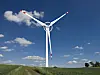 Verdens største: Sway Turbine, her illustrert på land, ble opprinnelig lansert som et kvantesprang innen vindkraft til havs. Verdens største havvindturbin skulle tilpasses Sways flytetårn til bruk på flere hundre meters dyp. Den nye innovative generatorløsningen skulle gi lavere vekt og reduserte materialkostnader – på papiret. ill.: Jan Rambousek
