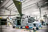 Et norsk NH90-helikopter i hangaren i Bardufoss. Bildet er fra 2017, da helikopteret fremdeles var operativt.