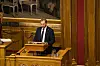 Bent-Joacim Bentzen (Sp) på Stortinget i oktober.
