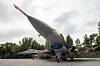 F-16 ble vist frem under en seremoni i Ukraina i forrige uke. Foto: Ukrainas presidents kontor