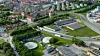 Modell av østre portal til den nye tunnelen som skal bygges i Aarhus.