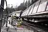 To vogner sporet av ved Hønefoss stasjon i mars. Forsyningslinjene blir mindre sårbare om man kan dele data på tvers av transportmåter, skriver innleggsforfatteren.