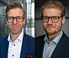 Per-Ole Torvund (til venstre) er ansvarlig for rekruttering i Hydro. Anders Vindegg (til høyre) er kommunikasjonssjef i Hydro. Foto: Norsk Hydro