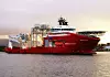 Rolls-Royce har over 10 års erfaring med fibretau i løfteoperasjoner. Skandi Santos jobber på kontrakt for Petrobras. Skipet har siden 2010 benyttet fibertaukran i fagverksenheten til å montere juletrær (koblingsmoduler) på undervannsbrønner. Foto: AKOFS/DOF