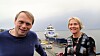 PSV-en Stril Mermaid ligger fortøyd utenfor hovedkontoret til Simon Møkster Shipping i Stavanger. Forsyningsskipet kom rett fra 5-årsklassing og gikk rett ut i arbeid etter et kort Stavanger-besøk. Teknologidirektør Tom Karlsen og administrerende direktør Anne Jorunn Møkster trosset regn og vind for fotografering.