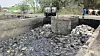 Blandet industrielt plastavfall i Gujarat i India.