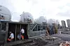 TOMME TANKER: Dette er LNG-tankene som Skangass nå bygger for datterselskapet Nordic LNG på Øra Industriterminal i Fredrikstad. Blant kundene i området er Frevar, Gyproc, Kronos Titan samt Nordic Paper.