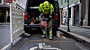Sensorer for smart parkering installeres på en av Oslos HC-parkeringsplasser.