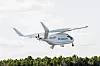 Beta Alia, det helelektriske flyet som skal testfly en fraktrute mellom Stavanger og Bergen høsten 2025. Foto: Beta Technologies