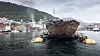 Roald Amundsen polarskute 'Maud' viser seg fram i Bergen, Den slepes fra fra Grønland til Vollen i Asker hvor den er forventet å ankomme lørdag 18. august.