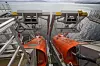 FRITT FALL: Skarv FPSO er utstyrt med fire fritt-fall livbåter fra Schat-Harding. Hver har plass til 63 personer. Skipet har lugarplass til 100.