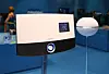 IFA. Klar inspirasjon fra Bang & Olufsen i denne konsollen fra Grundig. Høyttaleren Audiorama til høyre.
