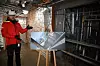 IT-sjef for MS Roald Amundsen og MS Fridtjof Nansen har planlagt en gigantisk LED-skjerm som skal vise bilder og video fra områdene de seiler.