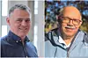 Anders Valland og Duncan Akporiaye fra Sintef.