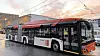 Underveislading løses i dag i Bergen med trolleybusser som kjører på batteri gjennom sentrum. Foto: Ingrid Dreyer/ Skyss