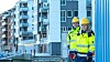 BKKs Kjetil Strand Solheim og Camilla Moster har stor tro på batteriprosjektet ved Damsgårdssundet i Bergen.