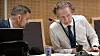 Aktor, statsadvokat Carl Fredrik Fari. Til venstre Kim Ordal, etterforskningsleder i PST. Foto: Eirik Helland Urke