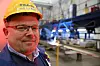 Hans Olav Rovde leder stålavdelingen ved Kleven Verft, der de nå har 12 sveiseroboter.