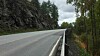 Riksvei 22, slik det ser ut nå ved Tranga ved Rakkestad. Veien skal flyttes.