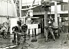 Roughnecks på boredekket. Foto: Henry Munkejord/Norsk Oljemuseum