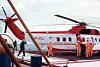 Til å begynne med var det sparsommelig med navigasjonssystemer for de som fløy helikopter i Nordsjøen. Foto: Norsk oljemuseum