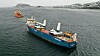 Normand Drott tauer Eemslift Hendrika inn til Ålesund torsdag 8. april 2021.
