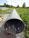 Stolpene er laget av herdeplast - polyuretanmasse med glassfiberarmering.