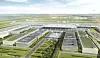Visjonært: Arkitekt Meinhardt von Gerkans verk skulle være rent og rettlinjet, og flyplassen skulle kalles opp etter hedersmannen Willy Brandt.