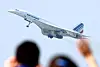 Air France' siste concordeflygning fra Paris til New York fredag 30. mai 2003. Foto: Remy De La Mauviniere