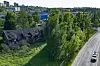 Sideterreng med tett vegetasjon hvor laserdronen sikrer god terrengmodell i bilens skyggeområder.