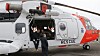 AW101 på utstilling på Sola. I løpet av åtte måneder skal redningshelikopteret settes i drift fra denne basen.