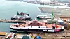 MF Hinnøy ble sjøsatt ved Cemre Shipyard i Tyrkia i desember 2023 og lå til kai for ferdiggjøring. Foto: Cemre