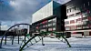 De bygningsintegrerte solcellene i fasaden på Brynseng skole ser ikke ut som solceller. Foto: Eirik Helland Urke