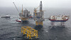 Bygging av skip og oljeplattformer har økt kraftig. Bildet er fra utbyggingen av Johan Sverdrup-feltet.