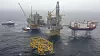 Bygging av skip og oljeplattformer har økt kraftig. Bildet er fra utbyggingen av Johan Sverdrup-feltet.