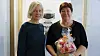 Fra venstre styrelder Ingvild Johansen og ny administrerende direktør i NFA, Karin Sundsvik