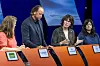 Høy temperatur under debatten om havbunnsmineraler. Fra venstre: Anette Broch Mathisen Tvedt, Jan Erik Saugestad, Hildegunn Blindheim og Karoline Andaur. Foto: Arash A. Nejad