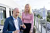 Ekspanderer: Espen Vogn Østlie og Lise Craig gleder seg over stekt vekst. Foto: Sidsel Dalen