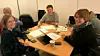Hege Holum, Øyvind Moen, Lars Lund og Kaja Svenneby brukte sammen med 45 andre Vegvesenansatte i tidligere Prosjekt øst en arbeidsdag på å jobbe fram 93 konkrete klimatiltak.