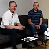 Rolf Søtorp, til venstreog Knut Norum i Brannvernforeningen er bekymret over at mindre enn 30 prosent av alle branner blir etterforsket, og at man finner årsaken kun i 13-14 prosent av alle branner. Foto: Joachim Seehusen