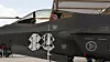 Seteryggen stjeler litt av utsikten fra F-35-cockpiten.