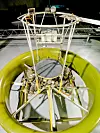 De tekniske løsningene til plattformen ble justert flere ganger. Hillers modell 1031-A-1 i Smithsonian National Air and Space Museum. Foto: Wikimedia Commons/CC-Zero
