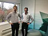 Audun Arnesen Nyhus(tv) og Jan Korsnes. Foto: Privat