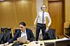 Tekna-advokatene Norah Rahimi og Arve Hallberg representerer de tre oppfinnerne i retten.