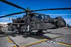 Det var et Apache-helikopter fra U.S. Army, tilsvarende det på bildet, som ble skutt ned ved Hormuzstredet tirsdag. Foto: U.S. Army/Staff Sgt. George Prince
