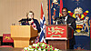 Statsminister Erna Solberg og Malawis president Peter Mutharika, under Solbergs besøk i Malawi i 2014